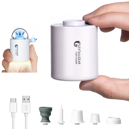 Mini bomba eléctrica a batería para inflables