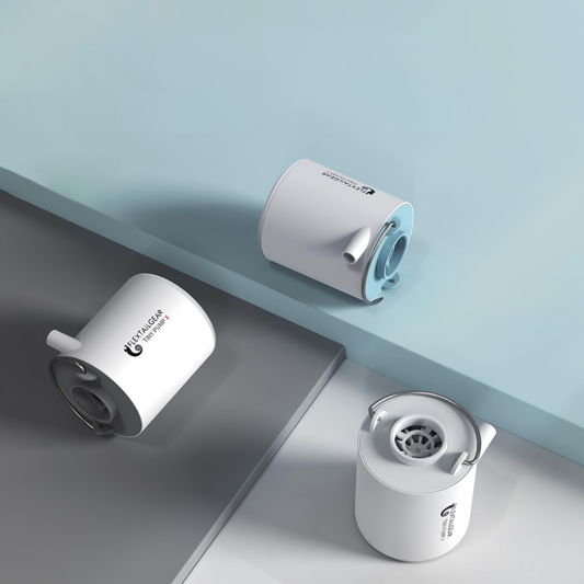 Mini bomba eléctrica a batería para inflables